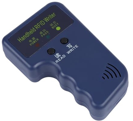 Bärbar handhållen kopiator duplicator för 125 KHz RFID-ID-kort med 5 nyckelbrickor för T5577 eller EM4305