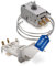 VIOKS Kühlthermostat Thermostat Ersatz für Ranco K59-S2785 Atea A13-0696R Whirlpооl 481228238175 3 x 6,3mm AMP Temperaturregler Thermometer mit Kapillarrohr 700 mm für Kühlschrank Gefrierschrank