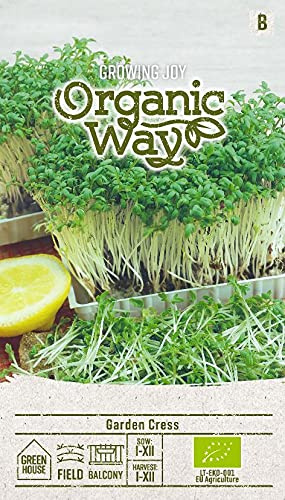 Organic Way | CRESCIONE DA GIARDINO Semi | Semi di piante | Semi da giardino | 1 pacchetto