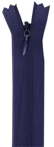 YKK Reißverschluss Nahtverdeckt 60cm - Nahtfein verdeckt für Kleider, Röcke, Kissen