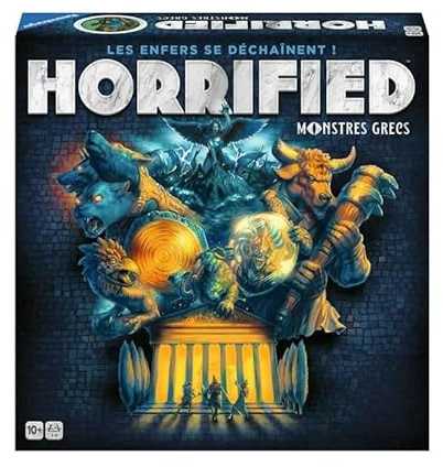 Ravensburger Greek Horrified – kooperatives und immersives Brettspiel für 1 bis 5 Spieler und ab 10 Jahren – 45 bis 60 Minuten – 22583 – französische Version
