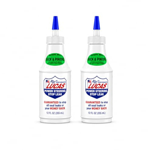 Lucas Power Steering Stop Leak - 12 oz. | Stops Leaks, Squeals & Hard Spots