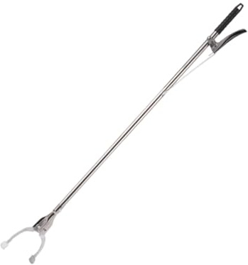 AlluraPet Pinza Extensible para Basura 92 cm (36.2 Inch) - Herramienta de Agarre de Acero Inoxidable para Recoger Desechos, Jardinería y Limpieza