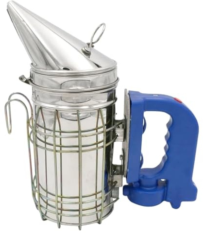 UieoKakeh Kit de Transmisor Eléctrico de Abejas de Acero Inoxidable, Herramienta Eléctrica de Apicultura, Herramienta de Apicultura, Ahumador de Abejas, Apicultor.