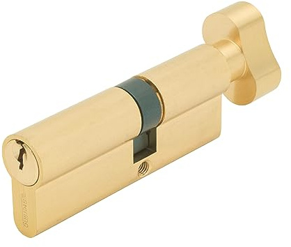 Sterling ETB3545V 5-stifts Euro tumvridscylinder, mässing, 35 x 45 mm