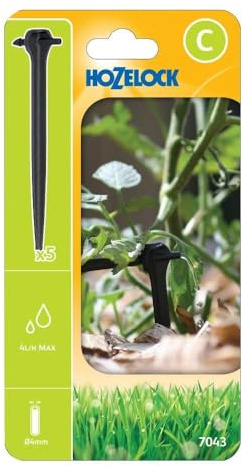 Hozelock Asta End-of-Line Pressure Compensating Dripper Spikes (5 pack)