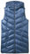 TOM TAILOR Damen 1041490 Lange Steppweste mit Kapuze, 26779-Nighttime Blue, M