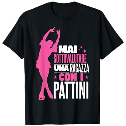 Regalo Pattinaggio Artistico Pattinatrice Artistica Maglietta