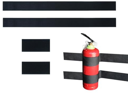 Lesunbak Cinghia estintore regolabile, cinghia di fissaggio per estintore auto, cinghia elastica di fissaggio resistente per auto e casa