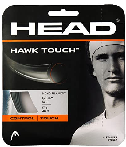 HEAD Hawk Touch Tennis-Saite, Anthrazit, 1.30 Mm / 16 g