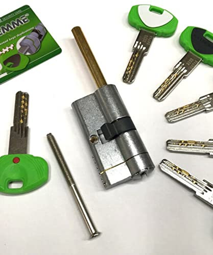 CILINDRO K22 CON CODOLO MISURA 30PX40=70 5 CHIAVI ART K22Q3040