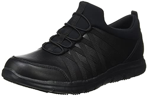 Skechers Women's Ghenter Dagsby Sneaker, Black, 5 UK