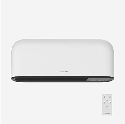 UNIVERSALBLUE Split de baño de 2000W | Calefactor de Pared | Mando Distancia | 2 Potencias | Termostato Ajustable | Aire Caliente