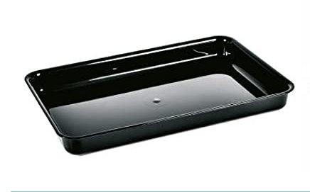 MAQA Plateau de comptoir A5 à bord arrondi 29x44 cm, plateau de comptoir alimentaire pour présentoir, plateau de boucherie et charcuterie 44x29xH2.6 cm/1