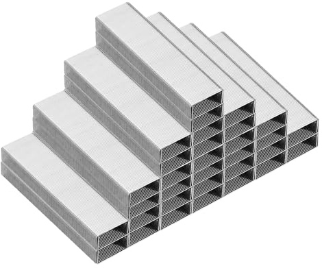 PATIKIL Häftklammer för häftklamrar, 2 st 26/6 standard längd 1/4 tum häftklamrar för kontorsmaterial, silver