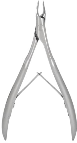Pinzas para Cutículas Profesionales, Tijeras de Manicura con Punta Puntiaguda para Eliminar la Piel Muerta, Tijeras para Uñas de Acero Inoxidable con Funda, Adecuadas para la