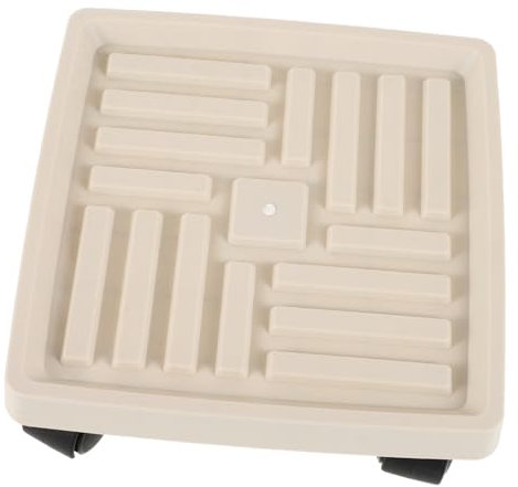 Toyvian Plateau à Plantes avec roulettes Support pour Pots de Fleurs Bac à Fleurs Mobile pour Intérieur et Extérieur