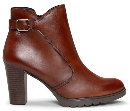 miMaO Botines de tacón alto y plataforma en piel Marrón, EU 36