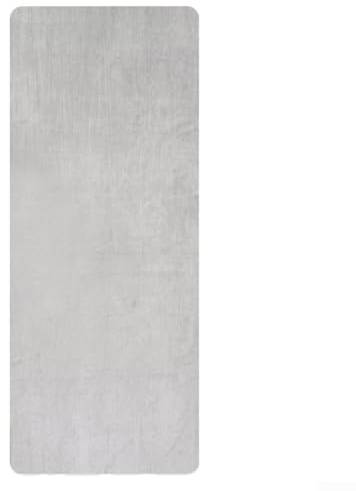Serviette de tapis de yoga antidérapante en microfibre, 184 x 62 cm, essentiel pour le yoga chaud (gris)