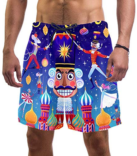 Short de bain élastique pour homme - Personnages de ballet - - XXXXL-L