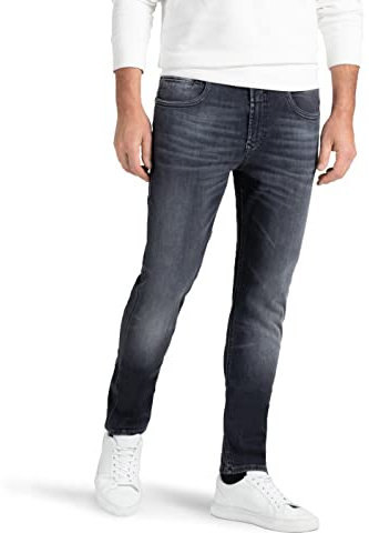 MAC Jeans Herren Arne Pipe Jeans, H876 deep Grey Used, 33W / 34L