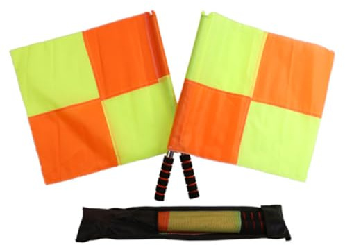Kexpery Bandiere Guardalinee da Calcio Professionali Impermeabili per Partite - Attrezzature da Arbitro