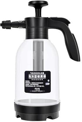 Foam Sprayer Car Wash, Car Foam Sprayer for Garden Hose Hand Pump Sprayer Water Sprayer Handheld Sprayer Foam Pump Sprayer Two Modes Large Spray Area Pressure Sprayer (Black and White)