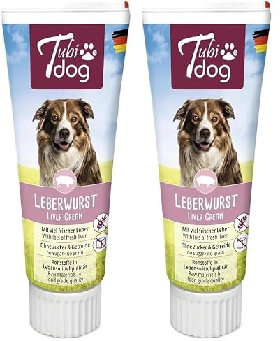 Tubidog Délice pâté de Foie pour Chiens, 75 g (Lot de 2)