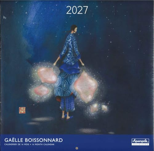 Gaëlle Boissonnard Calendar 2027 (16 Months) – Cross the Night – 30 x 30 cm (Gd Mod) – 25405 – Same Day Signature Shipment.
