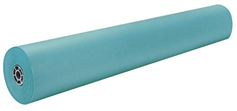 Pacon ArtKraft Duo-Finish Paper Roll, 36 x 1,000' (Aqua, 1 Roll)