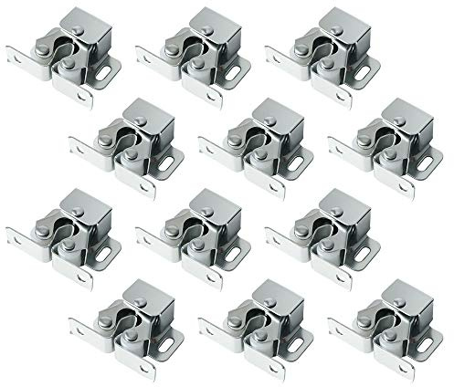 Alise Double Roller Catch Cabinet Latches,Cabinet Door Latches,Pack of 12