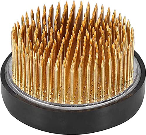 KOMUNJ Steckigel Blumen Blumensteckigel Round, Blumenarrangement Tool, mit Gummischutzringedelstahl Ikebana, für High-end-Clubs, Gärten, Hotels