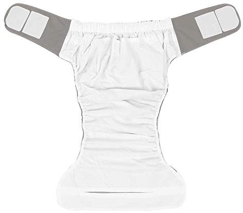 Pañales de Natación para Adultos, Impermeables, Lavables, Reutilizables, Pañales de Tela para Adultos Mayores, Pañales de (Talla única (se adapta a cinturas de 1'5 a 3'8))