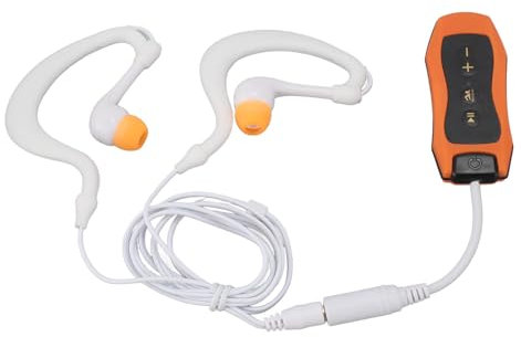 8GB MP3 Player, IPX8 Underwater MP3 Music Players with Headphones for Swimming Diving Sports,USB 2.0, 120mAh Rechargeable,MP3, WMA, (8GB)