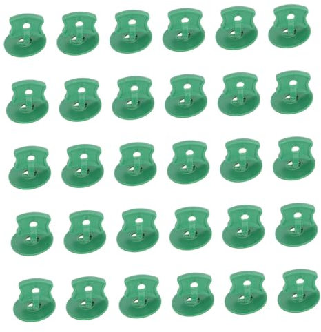 BESTonZON 1 Satz Gewächshaus Befestigungsschnalle Gewächshaus Clip Befestigung Gartenschnalle Gewächshaus Festschnalle Pflanzenverbinder Gewächshauszubehör Pflanzen 50 Stück