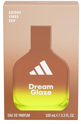 adidas Vibes Dream Glaze Eau de Parfum, Unisexe, Confort et Détente, parfum longue durée, notes de chocolat noir et de pralin 100 ml