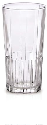 Duralex Jazz 1080AB06A0111 - Juego de 6 vasos altos (170 ml), transparente
