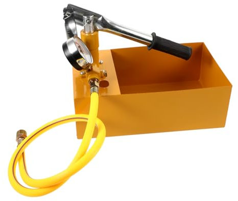 iplusmile 25kg Testeur De Pression Hydraulique Manuel Avec Manomètre Pompe Hydrostatique Pour Essais De Tuyauterie Construction