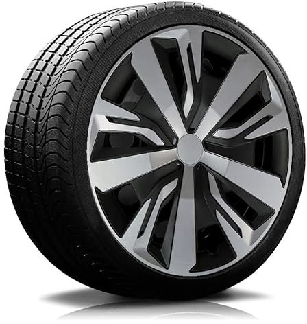 Premiere 2025 !!! 16 Zoll 16 RKK18 ABi-Line (Silber-schwarz) PKW Radkappen/Radzierblenden 4 Stück