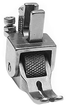 DOITOOL Durable Flat Seaming Machine Roller Presser Foot for Thick Fabrics Adjustable Pressure for Heavy Materials Easy Installation for Sewing Machines