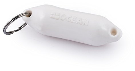 wellenshop Schlüsselanhänger Ocean Fender weiß schwimmfähig