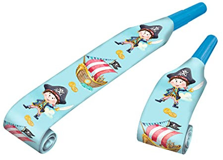 Susy Card 40047997 Luftrüssel Little Pirate, 8 Stück, Mehrfarbig