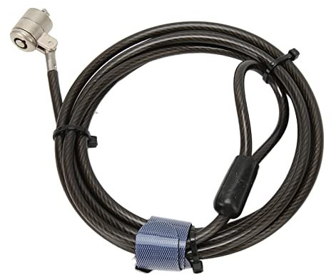 Laptop Lock, Keyed Laptop Lock, Length Adjustable Security Lock Cable for 6x2.5mm Nano Lock Holes, for for for and Other Laptops