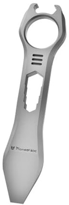 Hamans Barra di leva in titanio Multi Tool Apribottiglie Estrattore Chiodo Piede di porco Chiave Cacciavite Dimensioni Compatte Multi Tool