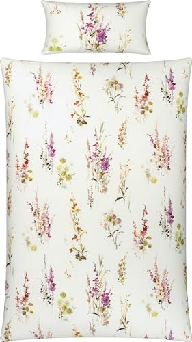 Erwin Müller Bettwäsche Schweizer Premium-Satin bunt Größe 1x 135x200 cm + 1x 40x80 cm