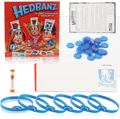 TIVUNORON Jeu Devine Qui Je suis, Jeu de Société de Devinettes d'images, Jeu de Cartes de Questions Rapide, Jeu de Société Famille pour Enfants 7+ Ans (Version Anglaise)
