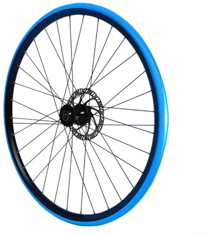 700X23C - Pneumatico esterno solido per bicicletta, non gonfiabile, leggero, in gomma ad alta densità, antiforatura, per bici da strada, colore nero e blu