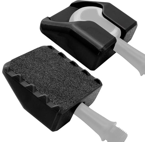 WAHOO Speedplay - Convertidor de pedal sin clip a pedal plano, compatible con pedales SPD sin clip, diseño antideslizante doble, esencial para ciclismo (negro)