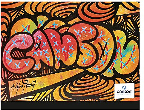 Carton à dessin CANSON Studio 26x33cm Edition Artiste multicolore