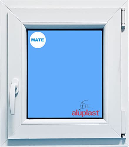 (V61M) Ventana PVC 600x800 Blanca Oscilobatiente derecha Vidrio Mate